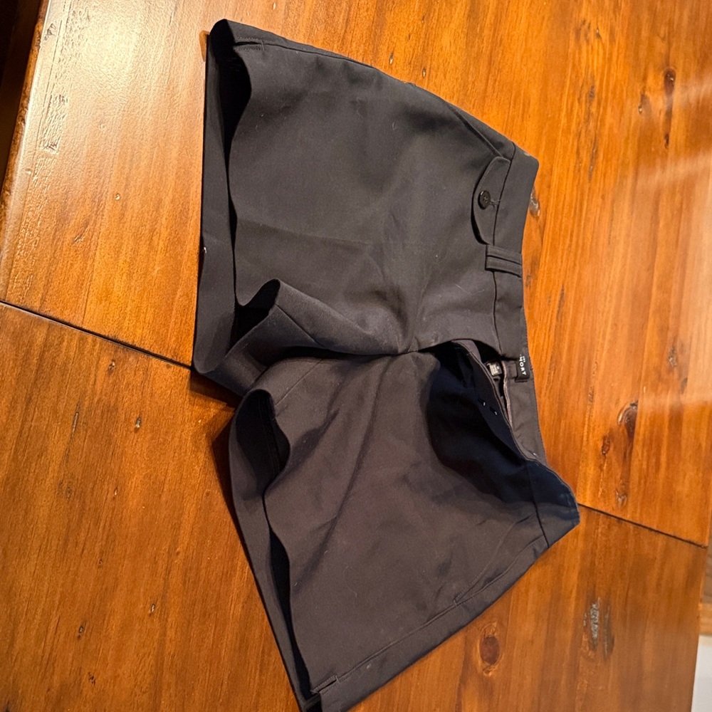 Black High-Waisted Shorts